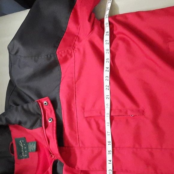 Scandia Woods Red Black Winter Zip Snap Up Closure Jacket Coat Size 3XL - Picture 6 of 12